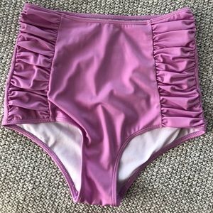 Kortni Jeane bottoms. Bodacious purple rouched